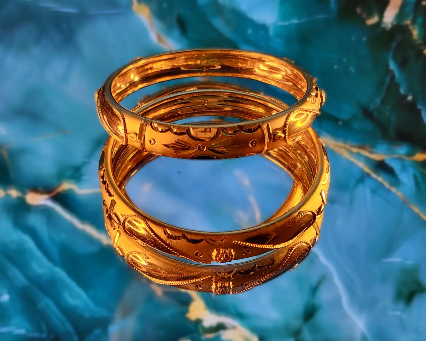 Bold Classic Golden Festive Bangles